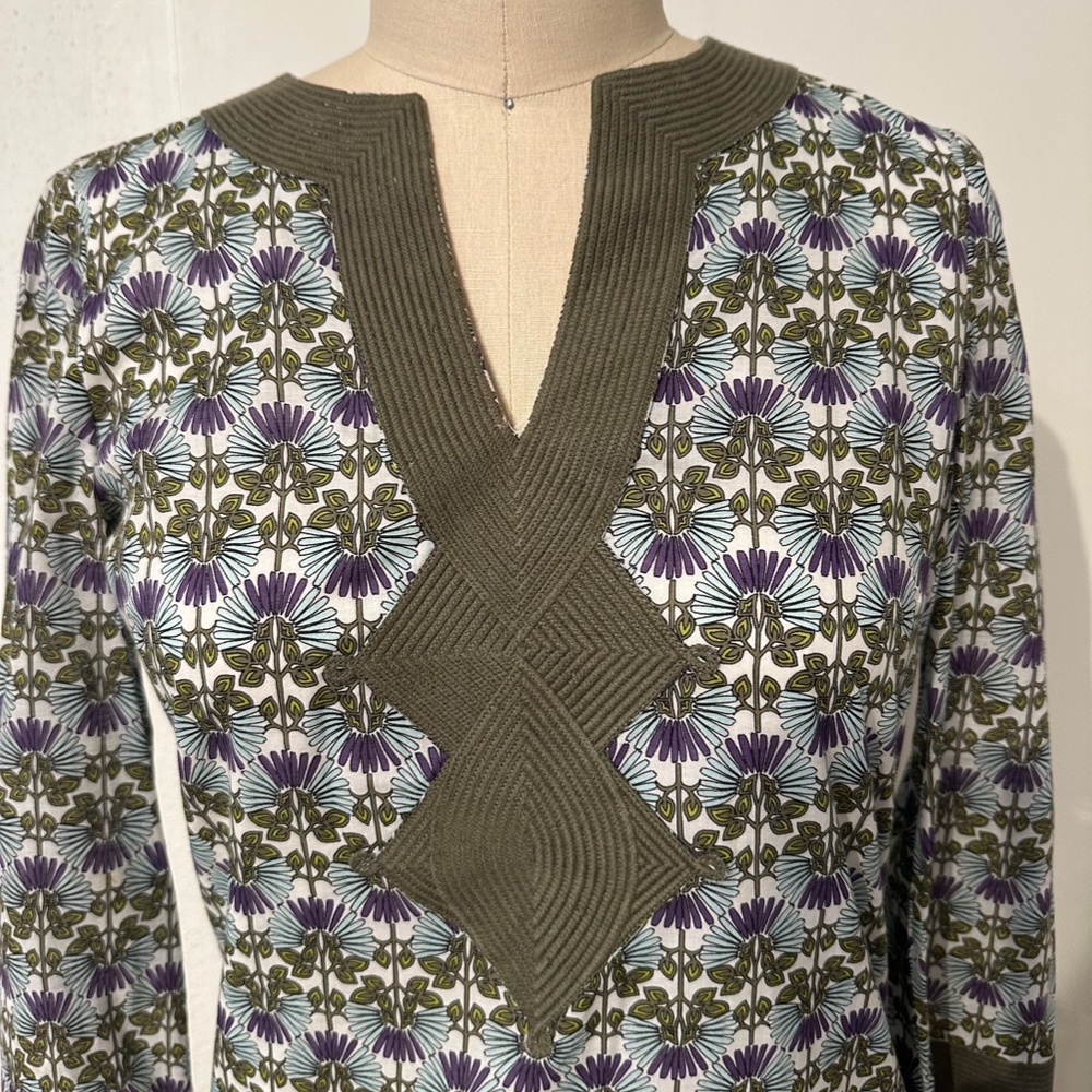 Tory Burch Art Nouveau Print Shift Dress NWOT